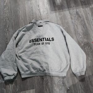 Fear of God Essentials Gray Sweater